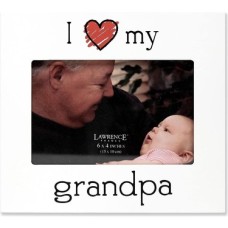 'ı Love My Grandpa' Resim Çerçevesi, 15 x 10 Cm, Beyaz 'ı Love My Grandpa' Resim Çerçevesi, 15 x 10 Cm, Beyaz