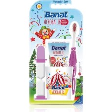 Acrobat Junior Ağız Bakım Diş Fırça Seti (Mavi)