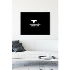 (PSTER13375) Spor Yap Eğlenceli Mizahi Çerçeveli Tablo (21X30CM) (PSTER13375) Spor Yap Eğlenceli Mizahi Çerçeveli Tablo (21X30CM)