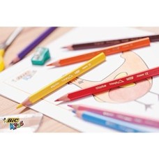 Prime Bıc Kids Üçgen Kuru Boya Kalemi, 12'li Kutu, 2 Yaş ve Üzeri Çocuklar Için Ideal, Kıymık Oluşturmaz, Çiğnemeye Karşı Dayanıklı 3lü Paket