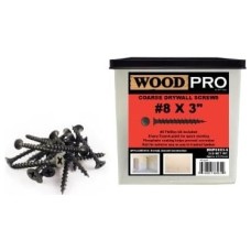 Prime Woodpro Fasteners DWPC8X3-5 No 2 Phillips 2,3 kg Net Ağırlık No 8 x 3-Inç Kaba Alçıpan Vidalar, 470 Parça, Siyah