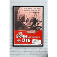 (PSTER10310) Brain That Wouldnt Die Bilimsel Çerçeveli Tablo (50X70CM) (PSTER10310) Brain That Wouldnt Die Bilimsel Çerçeveli Tablo (50X70CM)