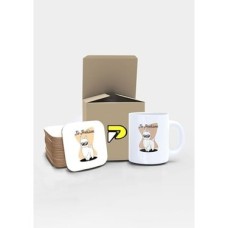 No Problama Komik Tasarımlı Baskılı Kupa Bardak Seti, Eğlenceli Özel Hediye Mug