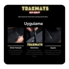 (KYB3028) 2021 1d Su Geçirmez Oto Paspas Krom Bmw X1 ile Uyumlu