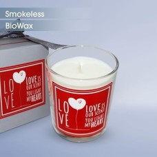 Candle – From The Heart Koleksiyonu Wood & Spice Sandal Kokulu Cam Bardak Mum, 135 G, Şık Hediye Kutulu, Sevgililer Günü & Doğum Günü Için Özel Tasarım Mum