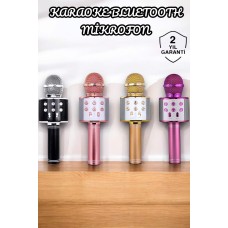 Şarjlı ve Uzun Pil Ömürlü Karaoke Mikrofon USB Bellek Destekli, Profesyonel Ses Şarjlı ve Uzun Pil Ömürlü Karaoke Mikrofon USB Bellek Destekli, Profesyonel Ses