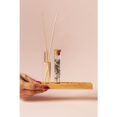 Yılbaşı Tasarımlı Dekoratif Set - Bambu Oda Kokusu Şişesi