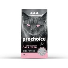 Prime Prochoice Kedi Kumu, Bebek Pudrası Parfümlü Bentonit,10 Lt