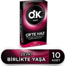 Çifte Haz Prezervatif 10 Adet Çifte Haz Prezervatif 10 Adet