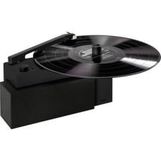 Hym Originals Duo Ayrılabilir Bluetooth Hoparlörlü Şarjlı ve Taşınabilir Akıllı Pikap Plakçalar, Siyah
