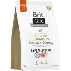 Prime Brit Care Dog, Yarışma Köpekleri Kondisyonu Için, Hipoalerjenik, Somon Balıklı ve Ringa Balıklı Kuru Mama, 3 kg