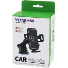 Prime Araç Telefon Tutucu, 360° Dönebilen, Uzatılabilir Kol, Vantuzlu, Ayarlanabilir Genişlik, Oto Telefon Tutacağı
