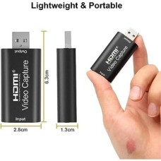 Ses Video Yakalama Kartı 1080P 30FPS HDMI USB Yakalama Kartları Dslr Video Kamera Oyun - Canlı Akış - Video Konferans - Öğretim Için Aksiyon Kamerası ile Kayıt