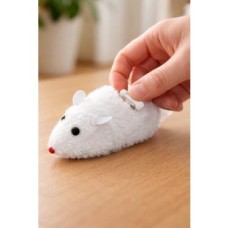 Çok Renkli Kurmalı Fare Kedi Oyuncağı Pilsiz Hareketli Peluş Fare Interaktif Av Oyunu Kediler ve Yavru Kediler Için Egzersiz Aktivite Ev Içi Oyun Eğlence Dayanıklı Yumuşak Doku