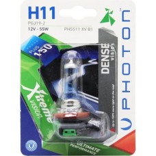 Photon Ampul H11 12V 55W Xtreme Vision +%150 Fazla Işık (Tekli Blister) - Pht PH5511 Xv B1 Photon Ampul H11 12V 55W Xtreme Vision +%150 Fazla Işık (Tekli Blister) - Pht PH5511 Xv B1