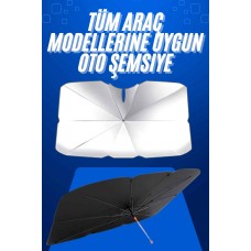 Taşınabilir Oto Cam Güneşliği Katlanabilir Tüm Araçlara Uyumlu Güneş Gölge Koruyucu
