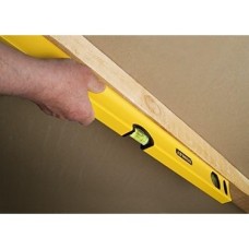 Klasik Su Terazisi (100 cm Uzunluk, Yatay/dikey Su Terazisi, Şok Emici, Hassasiyet ± 0,5 Mm/m) STHT1-43105, Sarı