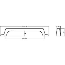 Prime Siyah Renkli 96 mm Modern Kulp Prime Siyah Renkli 96 mm Modern Kulp