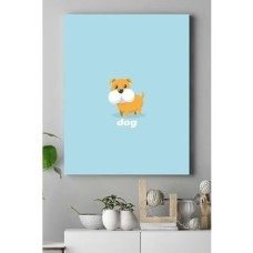 Prime (PSTER16747) Küçük Köpek Çocuk Odası Kanvas Tablo 21 x 30