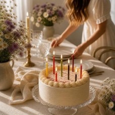 5 Renk Balmumu Mum (Beeswax Candle) 40 Adet 20 cm Ince Uzun Dilek ve Doğum Günü Mumu Doğal El Yapımı Parti Ritüel