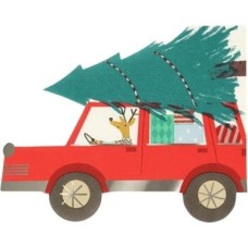 Prime - Driving Reindeer Napkins - Yeni Yıl Peçete (16'lı) Prime - Driving Reindeer Napkins - Yeni Yıl Peçete (16'lı)