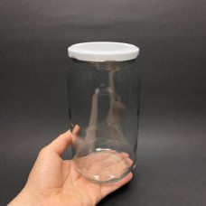 Prime - Kapaklı Cam Kavanoz 1 Litre