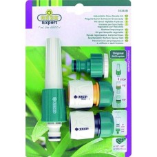 Prime 55383 Ayarlı Sprey Başlıklı, Bağlantı Adaptörlü Hortum Ucu Tabanca Seti 1/2