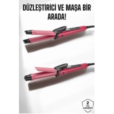 Saç Düzleştirici Ve Maşa İkili Saç Şekillendirici