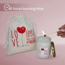 Charmlab Candle – Koleksiyonu & Spice Sandal Kokulu Cam Bardak Mum, 135 G, Metal Kapaklı ve Bez Keseli, Hediyeye Hazır Tasarım Mum, Sevgililer Günü & Özel Günler Için