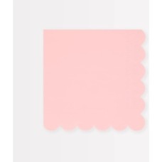 - Candy Pink Large Napkins - Pamuk Şekeri Pembesi Peçeteler (L) (X16)