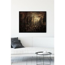 (PSTER13891) Sanatsal Manzara Çerçeveli Tablo 5 (30 x 40CM)