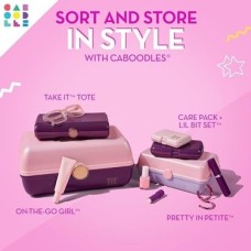 Prime Caboodles Twilight Disco - On-The-Go Costmetic Organizer Makyaj ve Aksesuar Taşıma Çantası, Pembe Işıltılı
