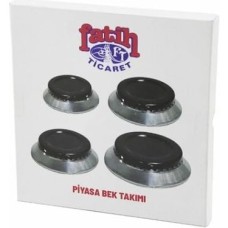 Prime Ocak Bek Takımı, 4'lü Set, Siyah