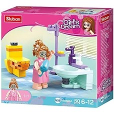 's Banyo, Çok Renkli Yapım Seti, 50 Parça
