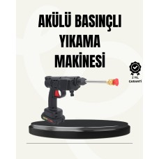 TEK BATARYALI 48V Şarjlı Basınçlı Yıkama Makinesi