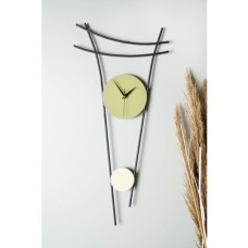 Muyika Heit Metal 73-34CM Dekoratif Duvar Saati Mds-R MYK2097-7