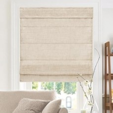 - RMBF3164 Kablosuz Katlamalı Tonlar, Çapraz Modern Kumaş Şelale Pencere Rulosu Işlemi, 78,9 cm G x 162,2 cm Y, Belçika Keteni, Görüntü Koruması ve Işık Filtreleme
