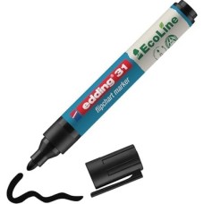 Edding Flipchartmarker 31 Ecoline, Yeniden Doldurulabilir, 1,5 – 3 Mm, Siyah