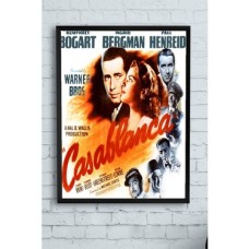 (PSTER10422) Casablanca-Kazablanka Film Afişi Çerçeveli Tablo 2 (50X70CM)