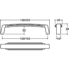 Prime 192 mm Antik Rengi Klasik Kulp