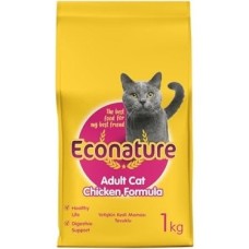 Prime Econature Yetişkin Kedi Mamasi Tavuklu 1 kg Sari Ambalaj