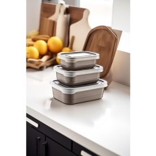 Prime 3lü Saklama Kabı Set Bej