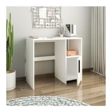Prime Kuzey Tek Kapaklı Çalışma Masası – Minimal Tasarım, Beyaz Prime Kuzey Tek Kapaklı Çalışma Masası – Minimal Tasarım, Beyaz