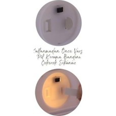 4 Adet Mini LED Mum Seti Pilli Dumansız Alevli Ledli Dekoratif Yapay Mum Dekor Işığı (4 Adet (Mat Beyaz 4,5 Cm))