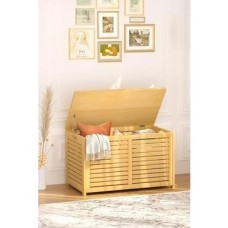 Prime Bambu Oyuncak Sandığı Oyun Odası Düzenleyici Oyuncak Dolabı Saklama Sandık DB-0032