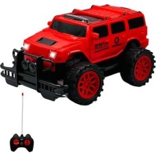 Giffy/oyuncak Uzaktan Kumandalı Pilli Full Fonksiyon Işıklı Atabilen Offroad Yüksek Teker Araba Jeeep (Kırmızı Kapalı)