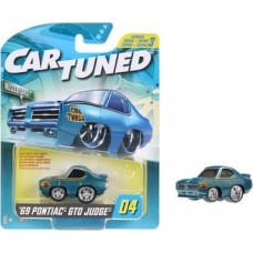 Cartuned S3 1969 Pontiac Gto Judge, Mavi Muscle Araba, Diecast Metal Gövde, Arabası