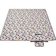 Prime Piknik Örtüsü GCM87CU, 200 x 200 cm Büyük Plaj Örtüsü, Kamp Örtüsü, Su Geçirmez Alt Yüzey, Makinede Yıkanabilir, Katlanabilir, Bahçe, Park, Plaj, Kamp Için, Renkli Yapraklar