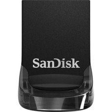 Ultra Fit USB 3.2 Sürücü 128GB (Dizüstü Bilgisayarlar, Oyun Konsolları ve Araç Ses Sistemleri Için, Tak ve Kalın, 400MB/S Okuma, Rescuepro Deluxe Yazılımı), Siyah
