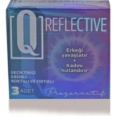 Q Kondom Reflective 3'lü